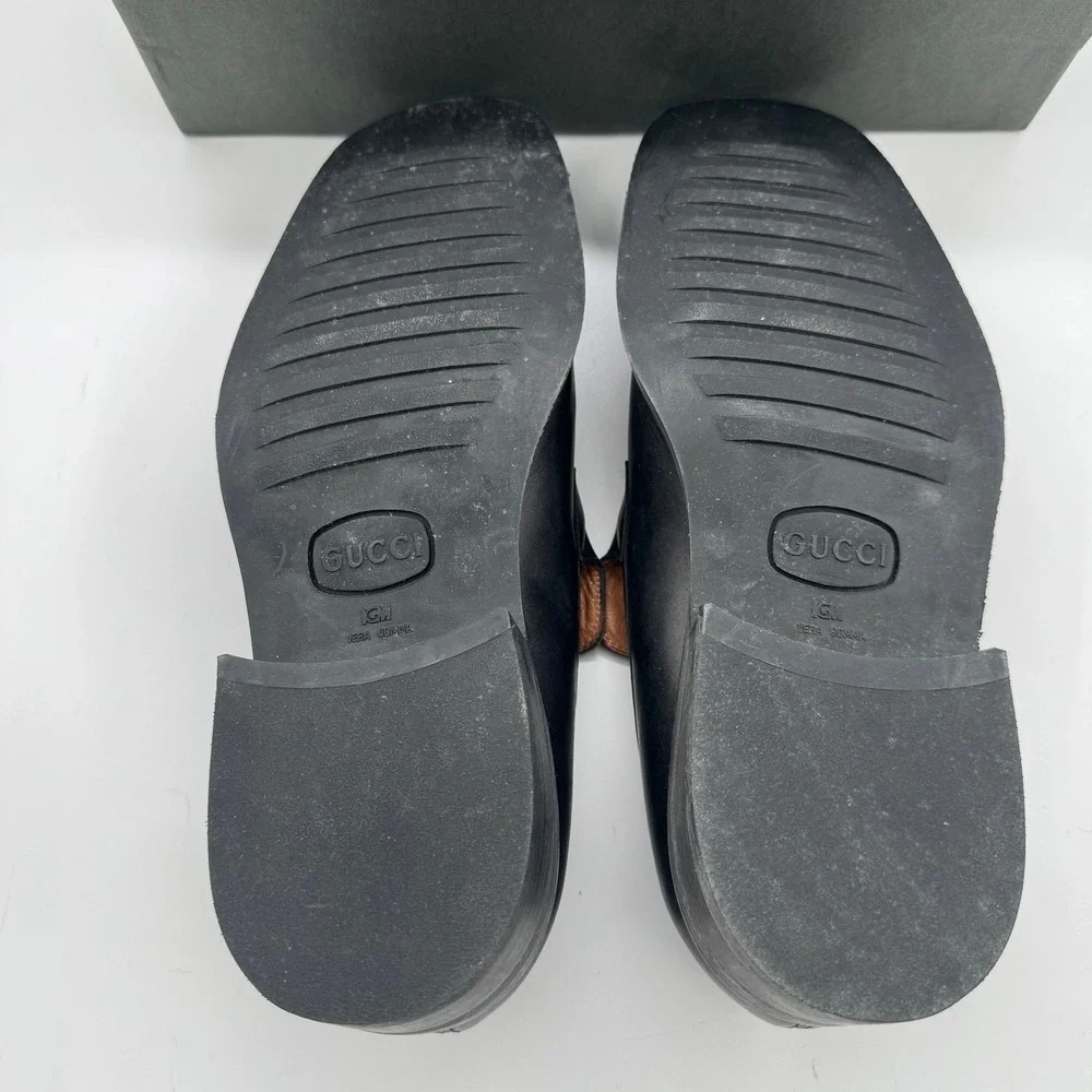 Gucci Black Mens Loafers‎ Size IT 41 Mens 7.5/8 Womens 10/11
